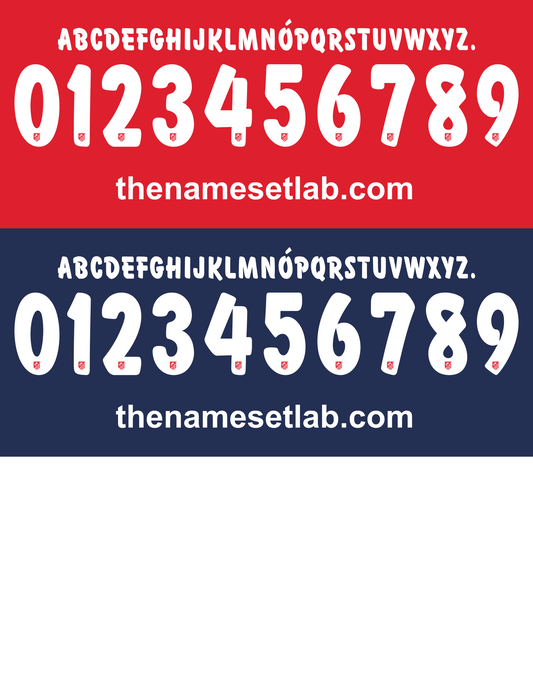 Atletico Madrid 2015-2016 Nameset AI Vector File
