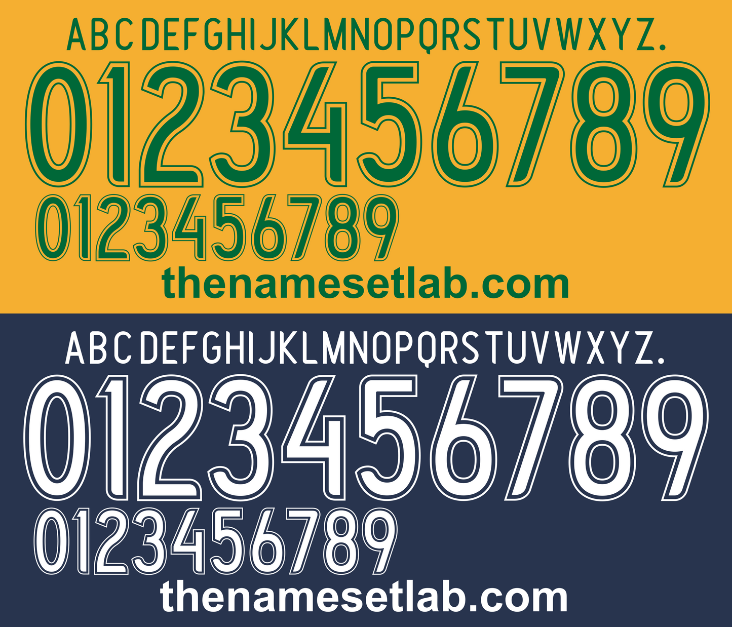 Australia 2006 Football Nameset AI Vector File