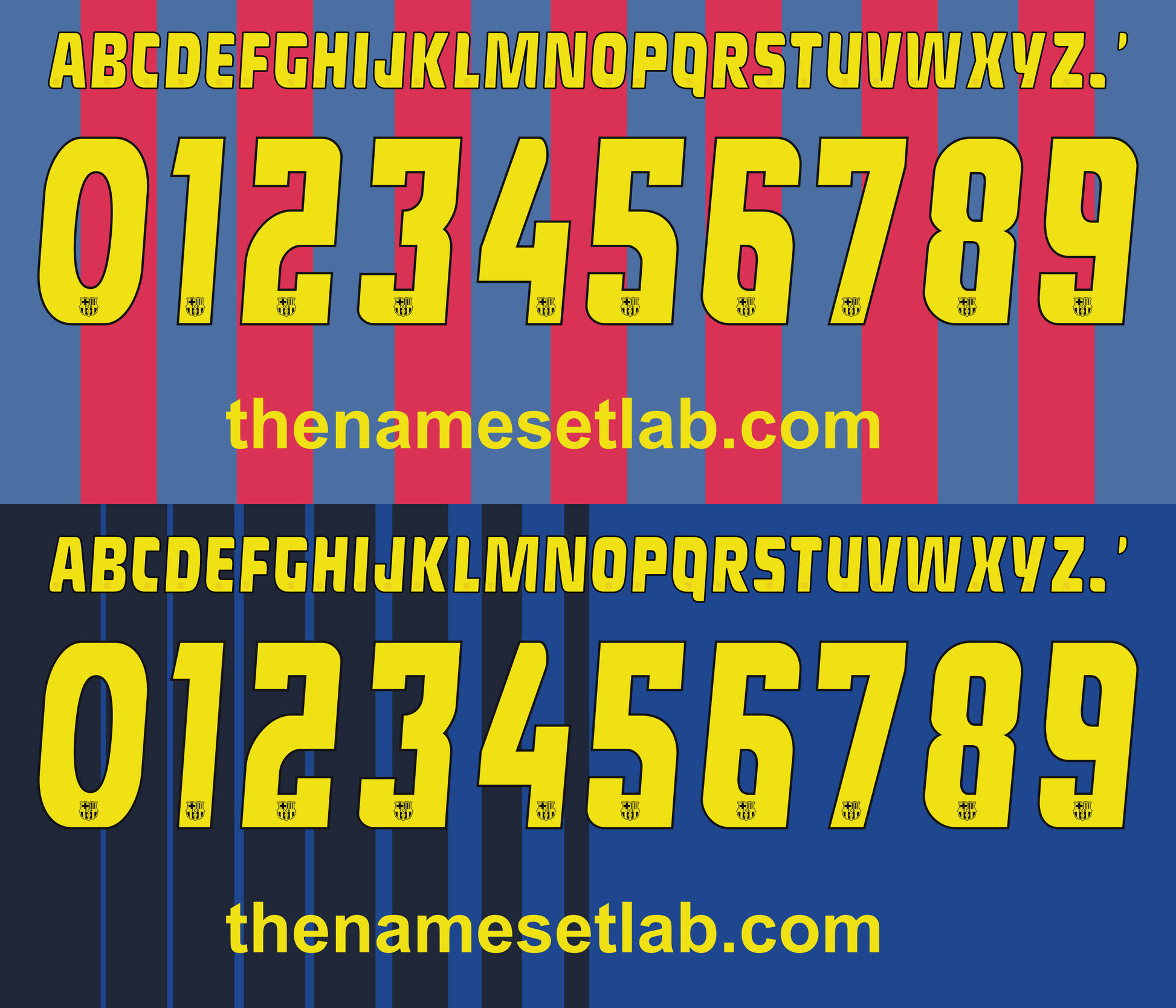 barcelona 2004-2005 nameset shirt nameset graphic