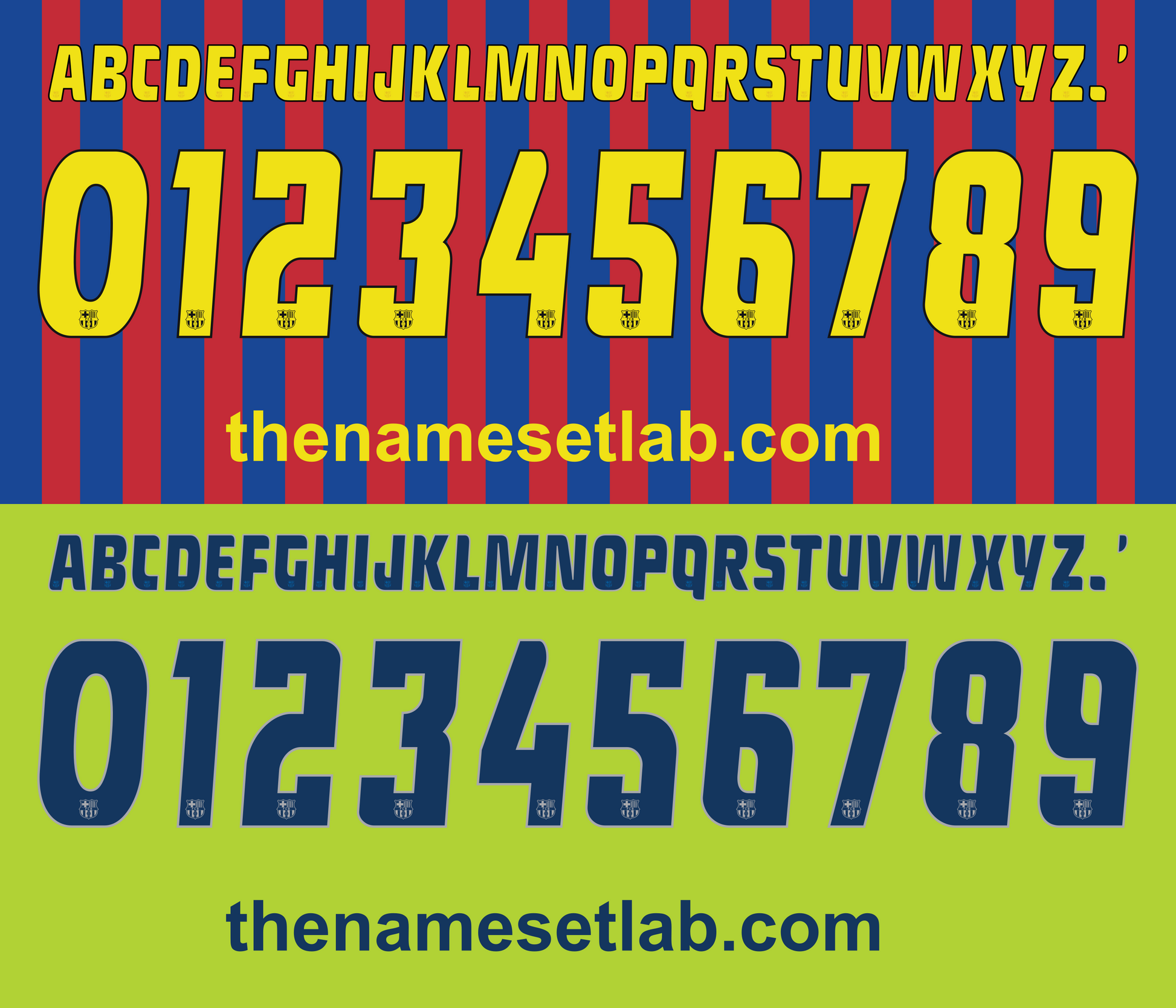 barcelona 2005-2006 nameset shirt nameset graphic