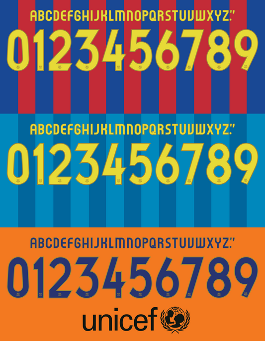 barcelona 2007-2008 nameset shirt nameset graphic