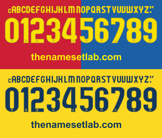 barcelona 2008-2009 nameset shirt nameset graphic