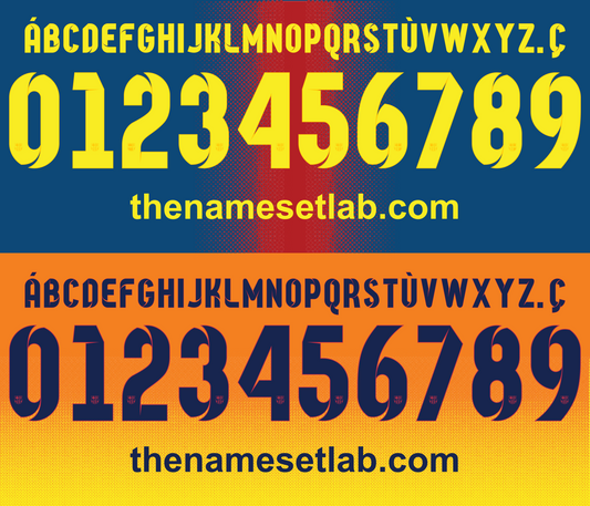 barcelona 2012-2013 nameset shirt nameset graphic