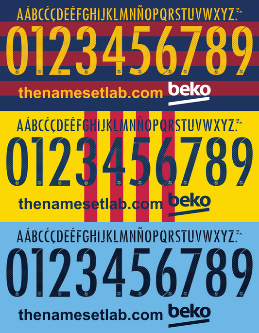 barcelona 2015-2016 nameset shirt nameset graphic
