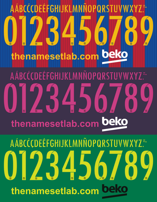 barcelona 2016-2017 nameset shirt nameset graphic