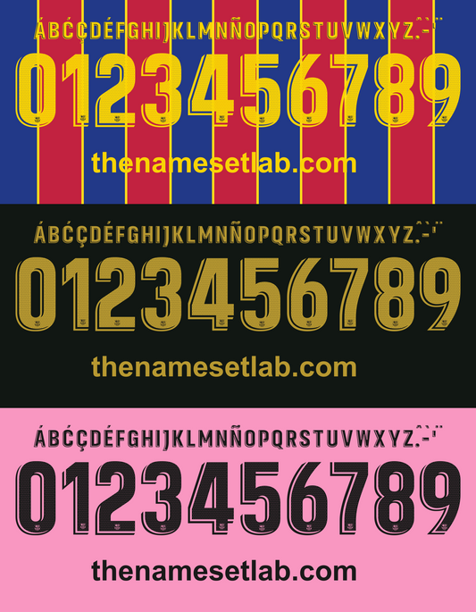 barcelona 2020-2021 liga nameset shirt nameset graphic