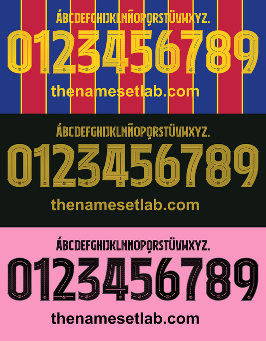 barcelona 2020-2021 Cup nameset shirt nameset graphic
