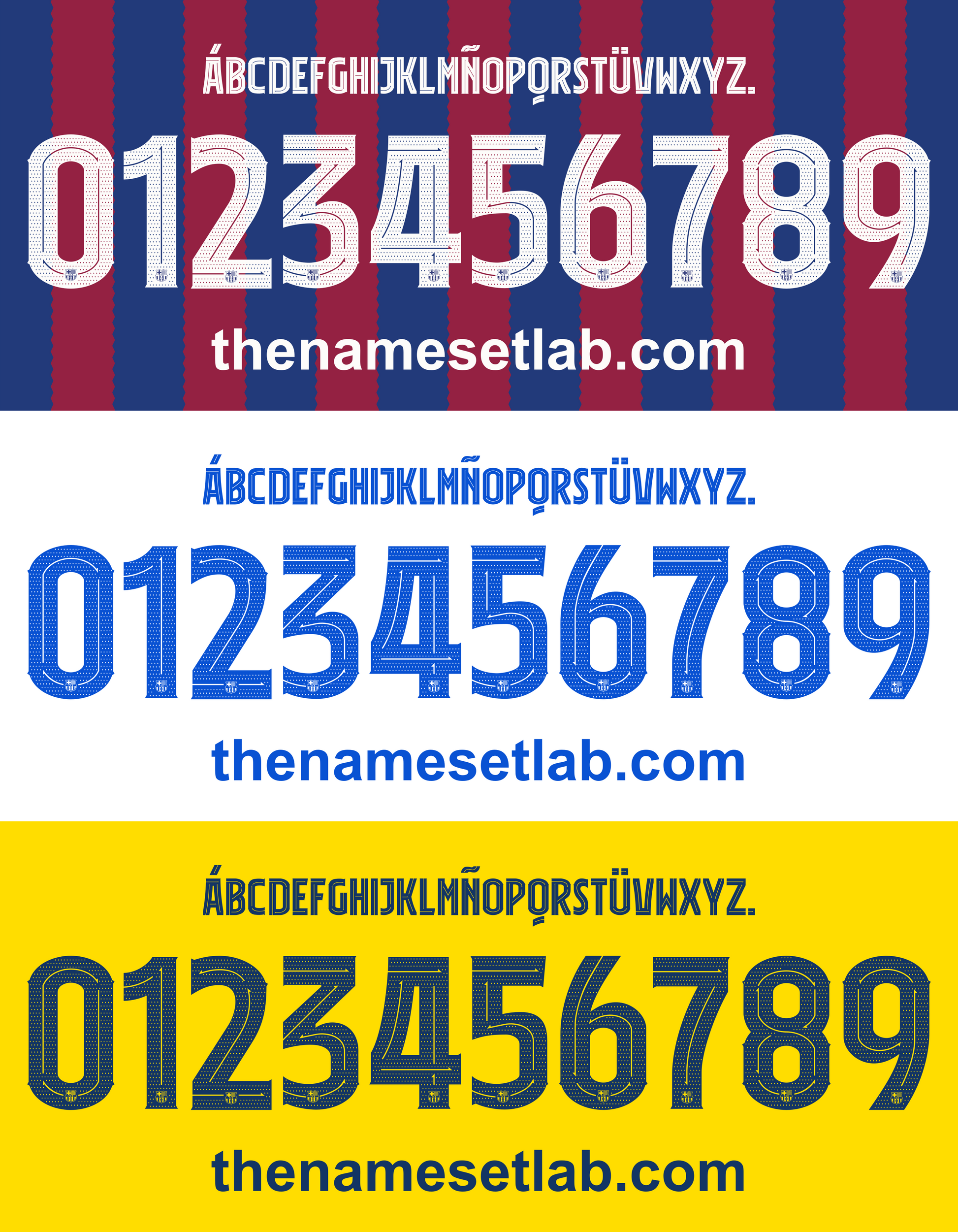 barcelona 2023-2024 ucl nameset shirt nameset graphic