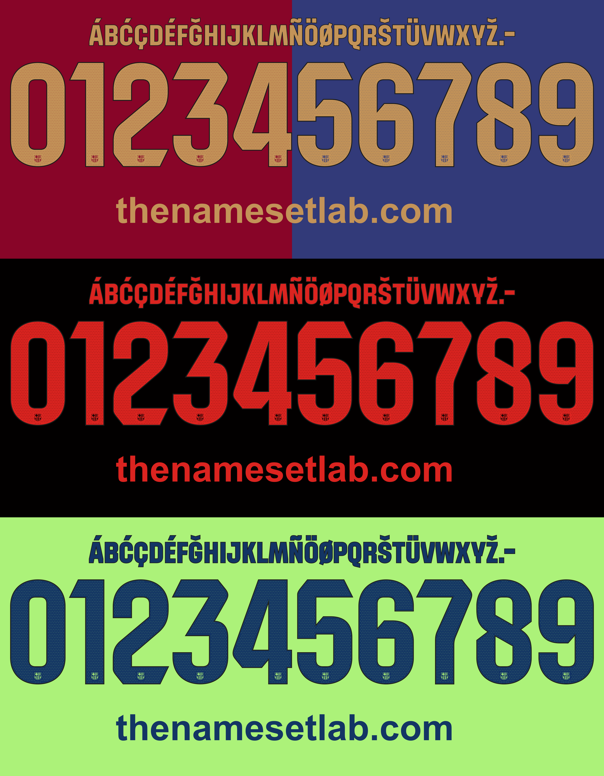 barcelona 2024-2025 nameset shirt nameset graphic