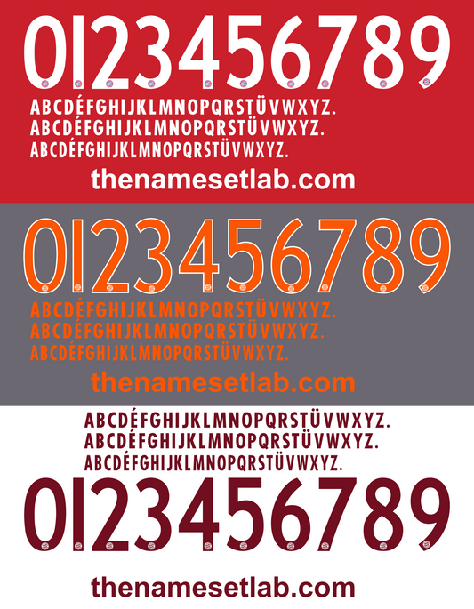 Bayern Munich 2016-2017 Nameset AI Vector File