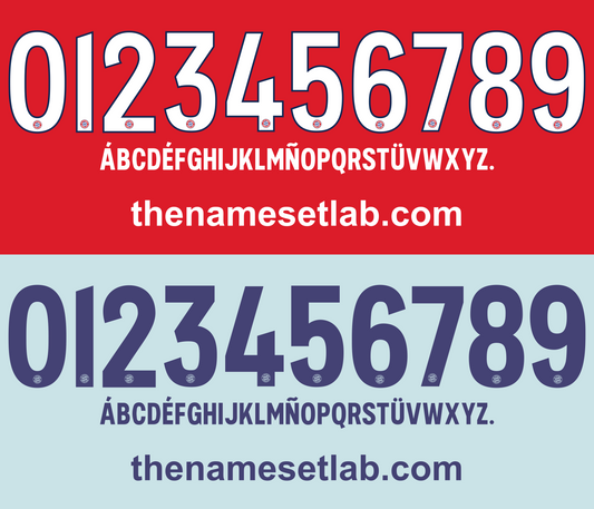 Bayern Munich 2018-2019 Nameset AI Vector File
