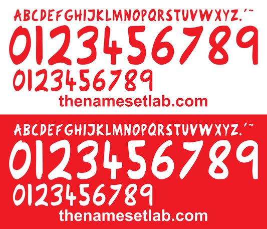 Belarus 2014-2016 Football Nameset AI Vector File