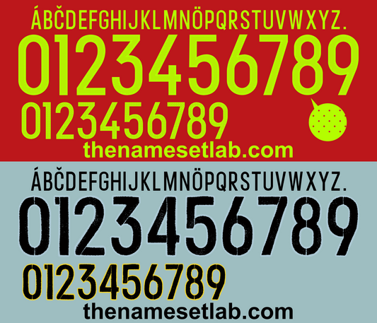 Belgium 2016 Football Nameset AI Vector File