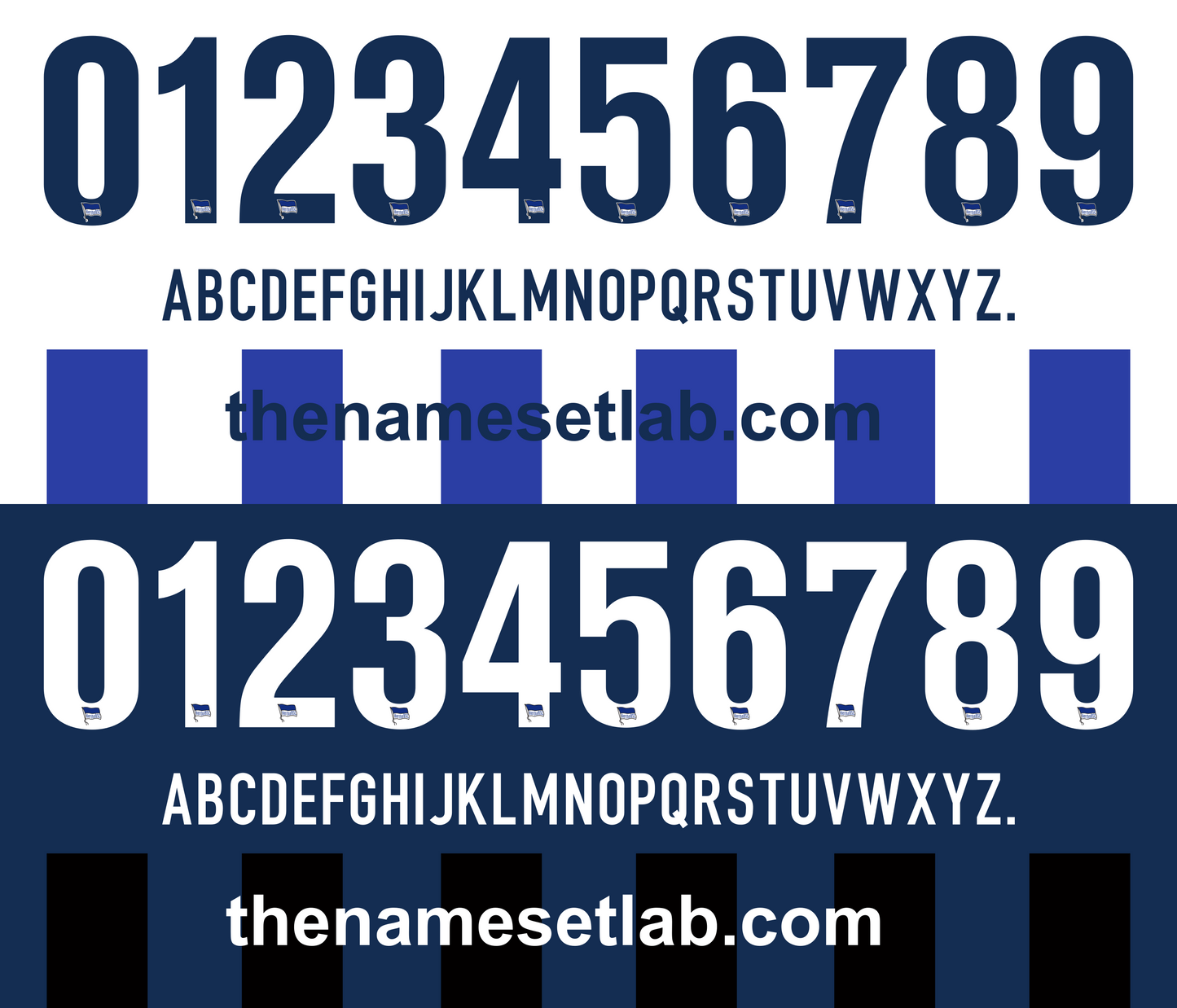 Hertha Berlin 2014-2015 Nameset AI Vector File