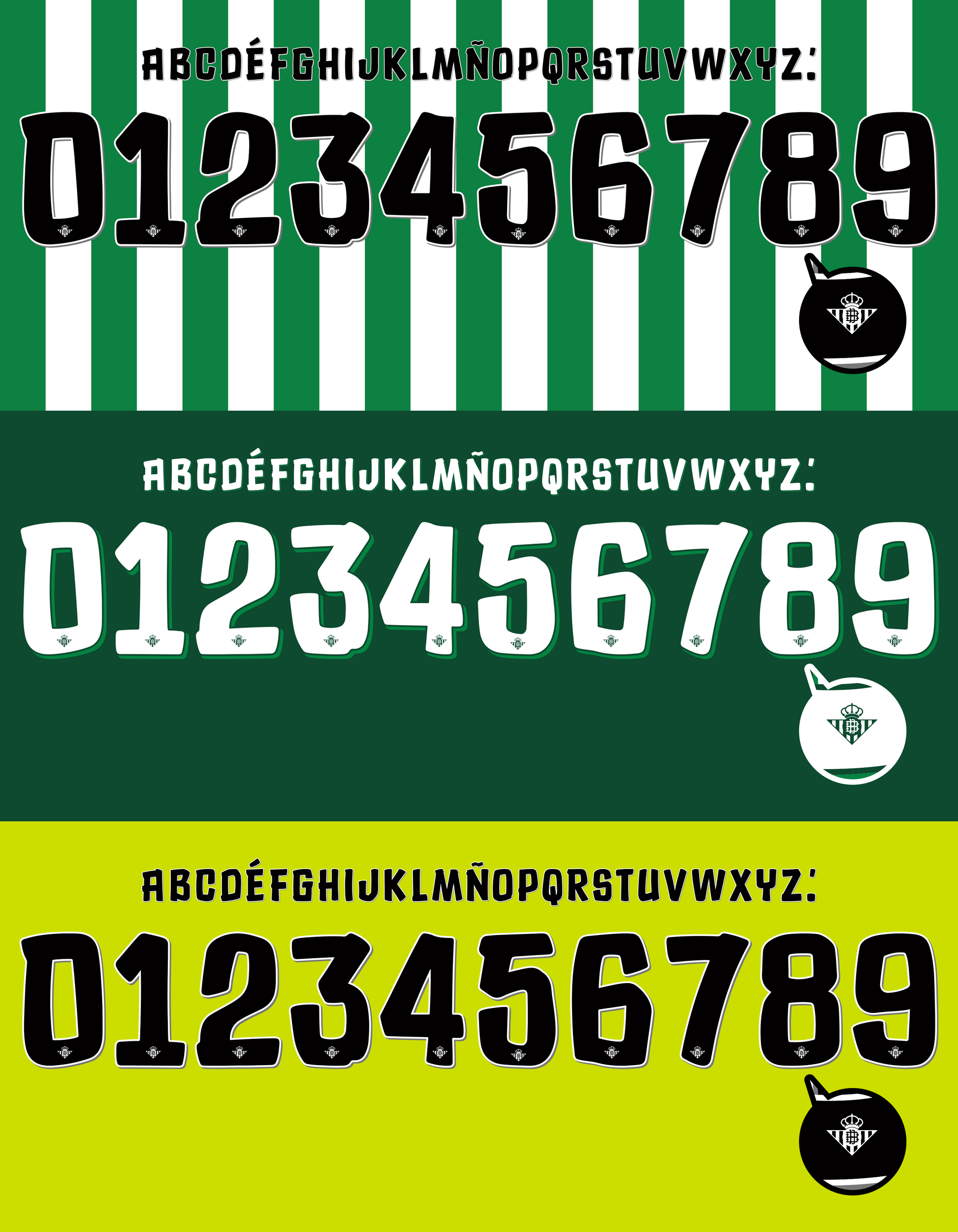 Betis 2016-2017 Nameset Mockup