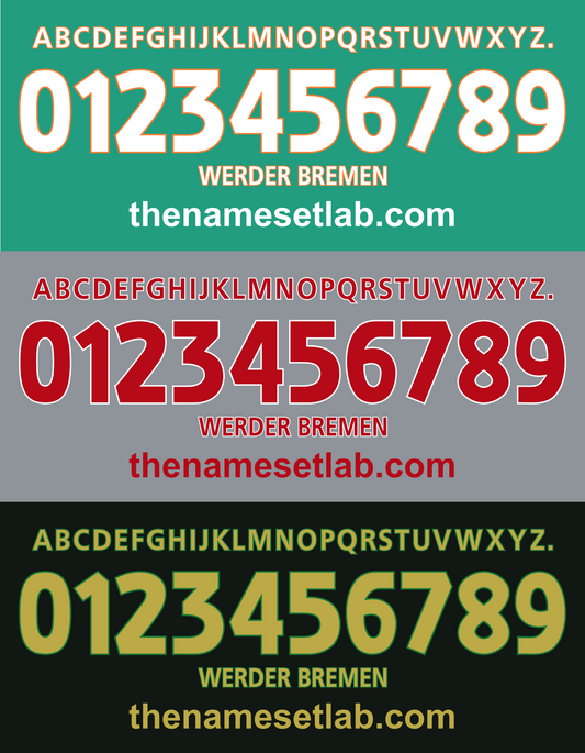 Bremen 2005-2006 Nameset AI Vector File