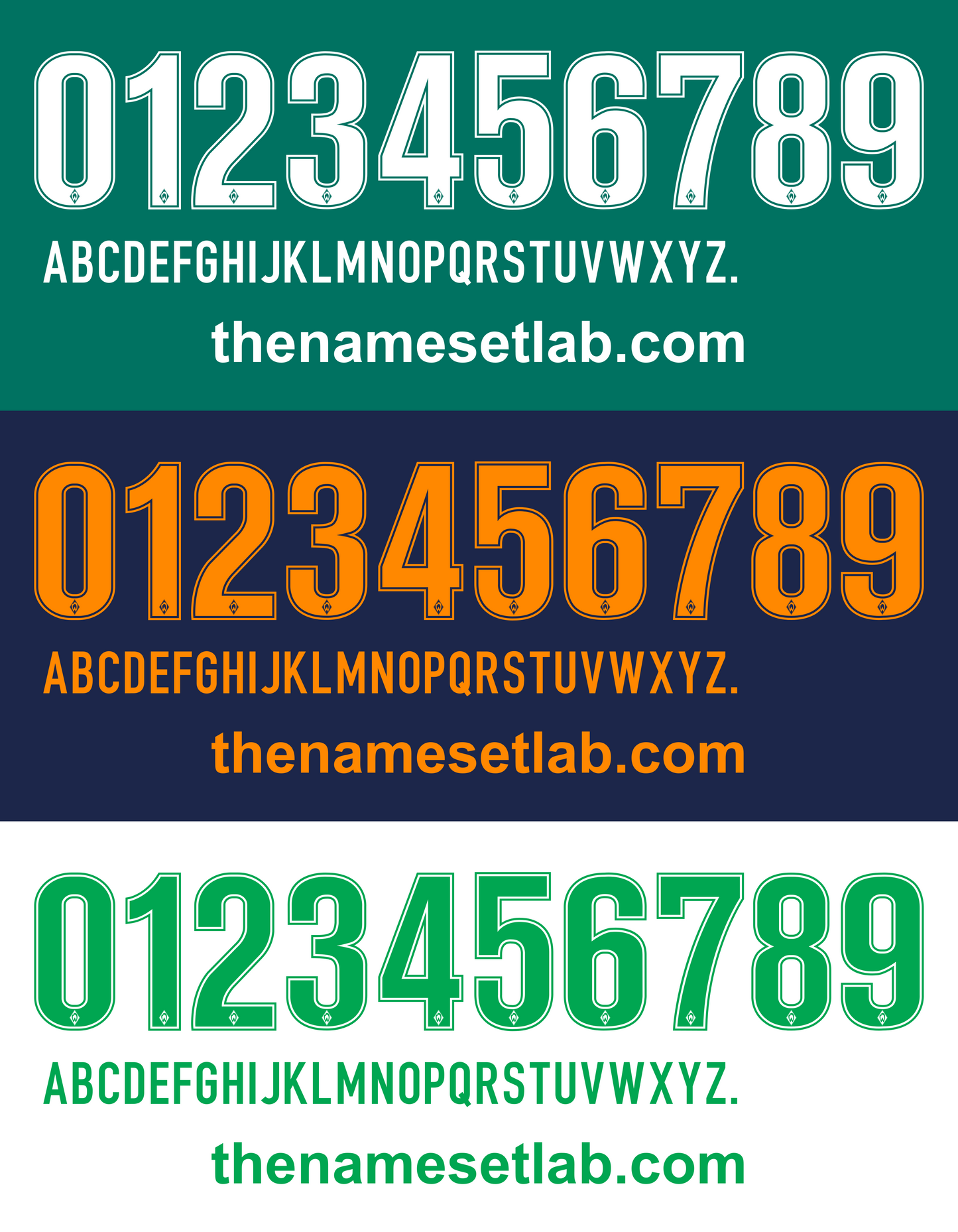 Bremen 2015-2016 Nameset AI Vector File