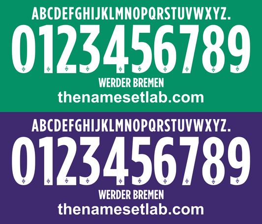 Bremen 2016-2017 Nameset AI Vector File