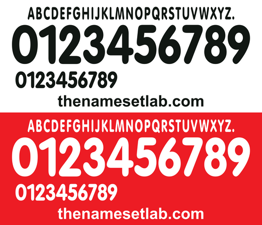 Bulgaria 1996 Football Nameset AI Vector File
