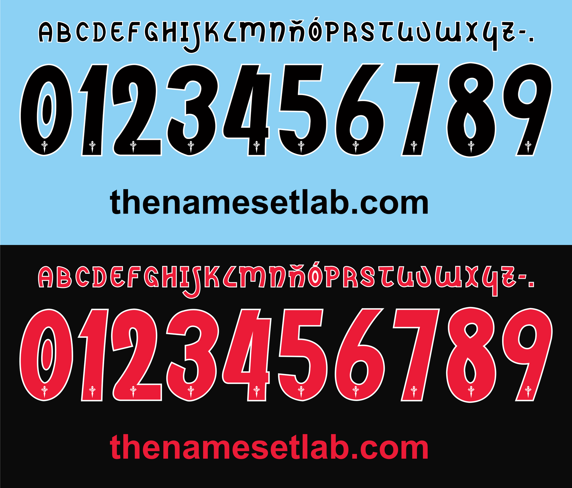 Celta 2012-2013 Nameset AI Vector File
