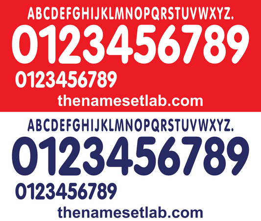 Czech 1996 Football Nameset AI Vector File
