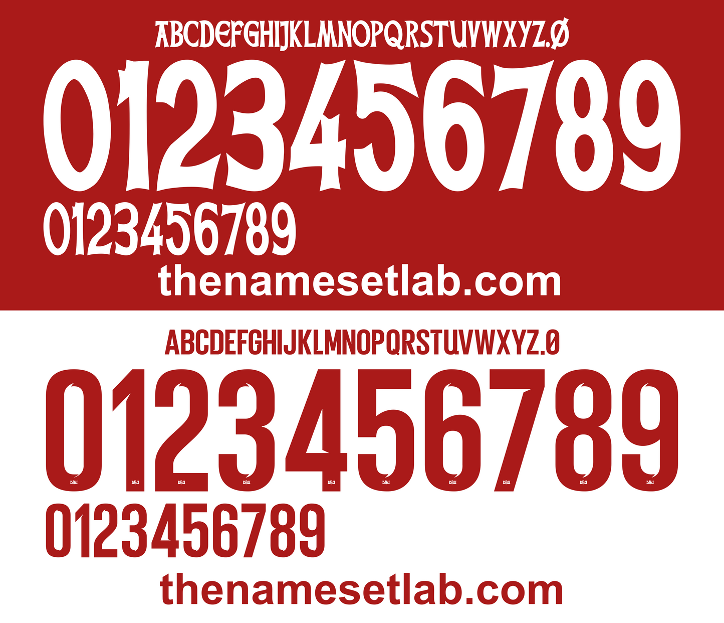 Denmark 2016-2017 Football Nameset AI Vector File