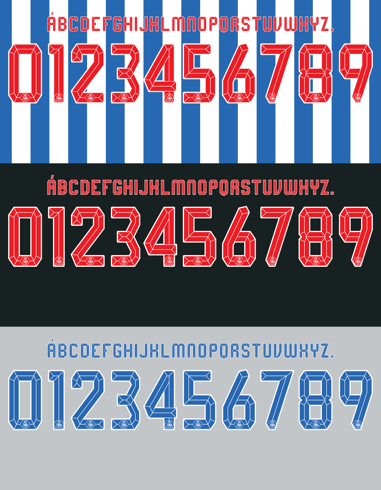 Deportivo Coruna 2012-2013 Nameset AI Vector File