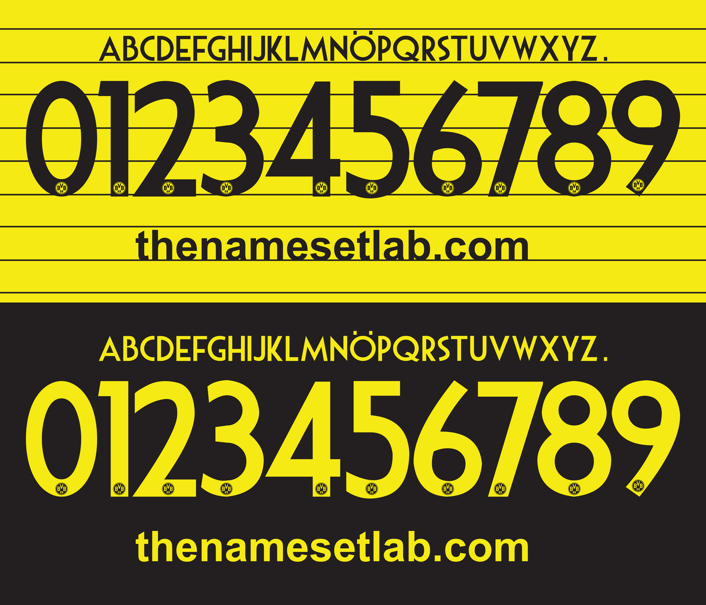 Dortmund 2010-2011 Nameset AI Vector File