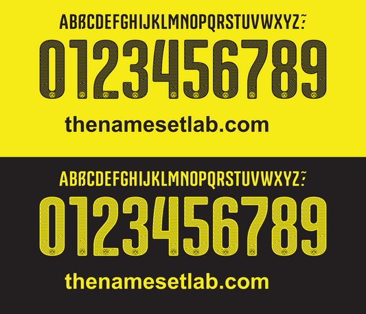 Dortmund 2014-2015 Nameset AI Vector File