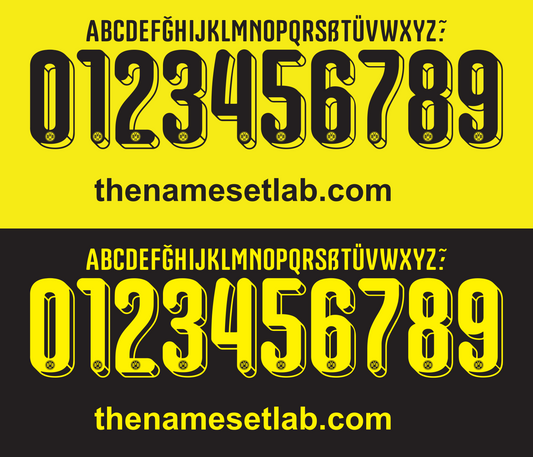 Dortmund 2015-2016 Nameset AI Vector File