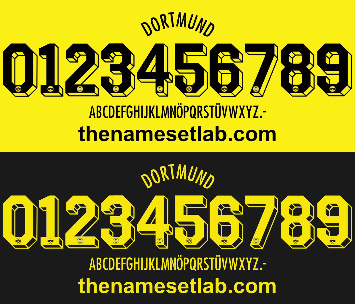 Dortmund 2022-2023 Nameset AI Vector File