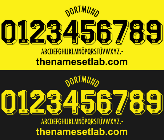Dortmund 2022-2023 Nameset AI Vector File
