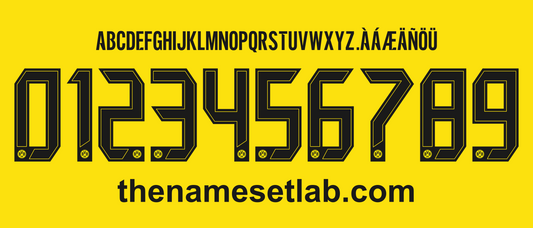 Dortmund 2024-2025 Nameset AI Vector File