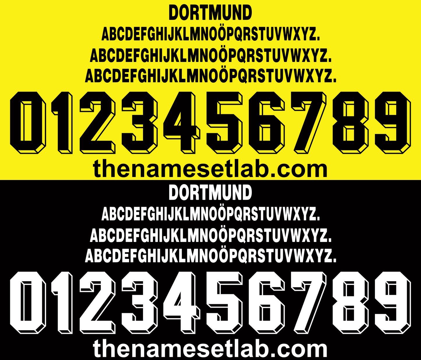 Dortmund 1995-1996 Nameset AI Vector File