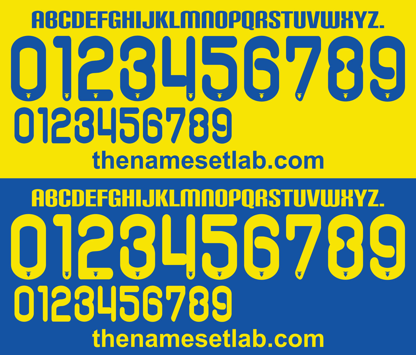 Ecuador 2011-2013 Football Nameset AI Vector File