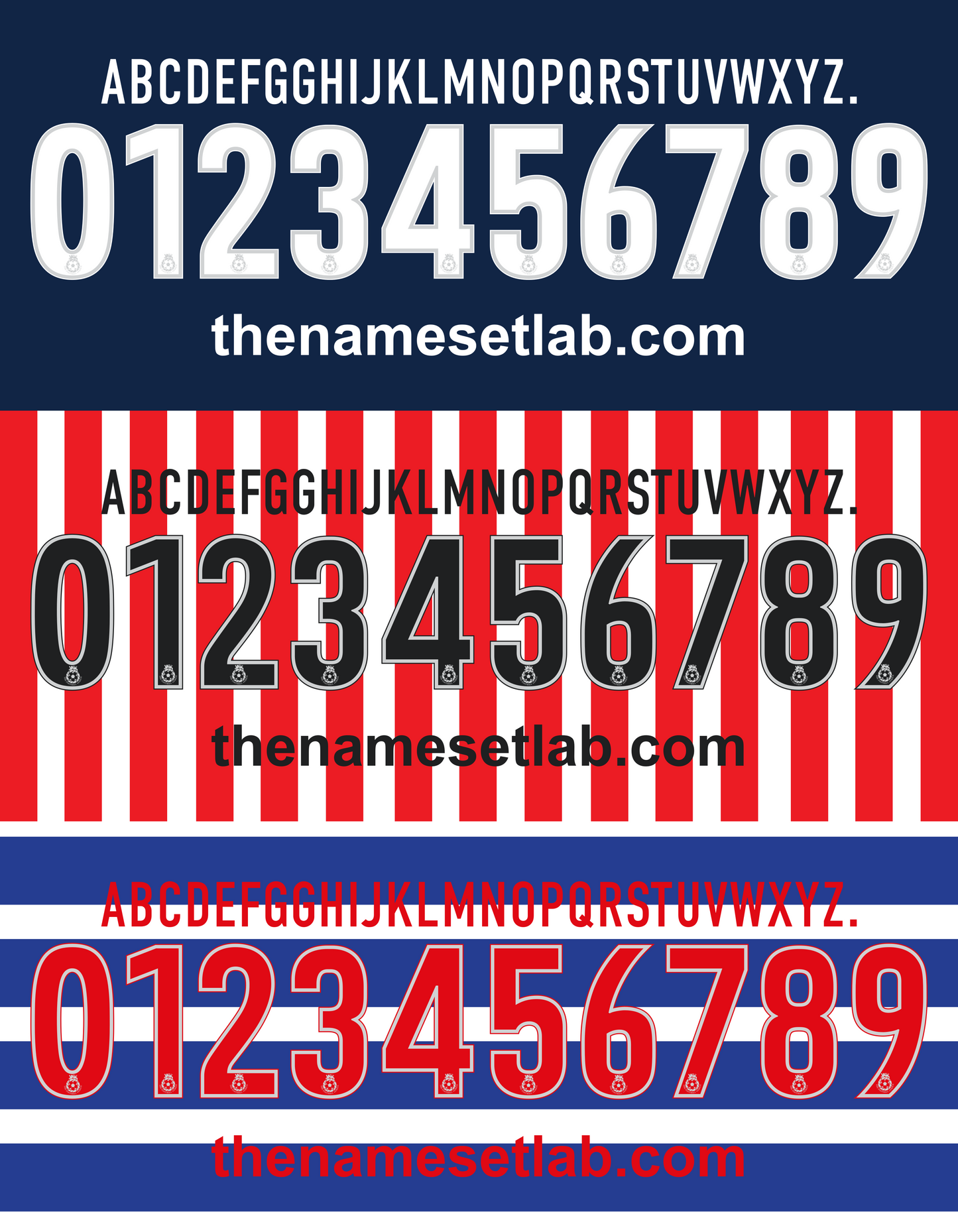 English League Championship 2000-2004 Nameset Mockup Master