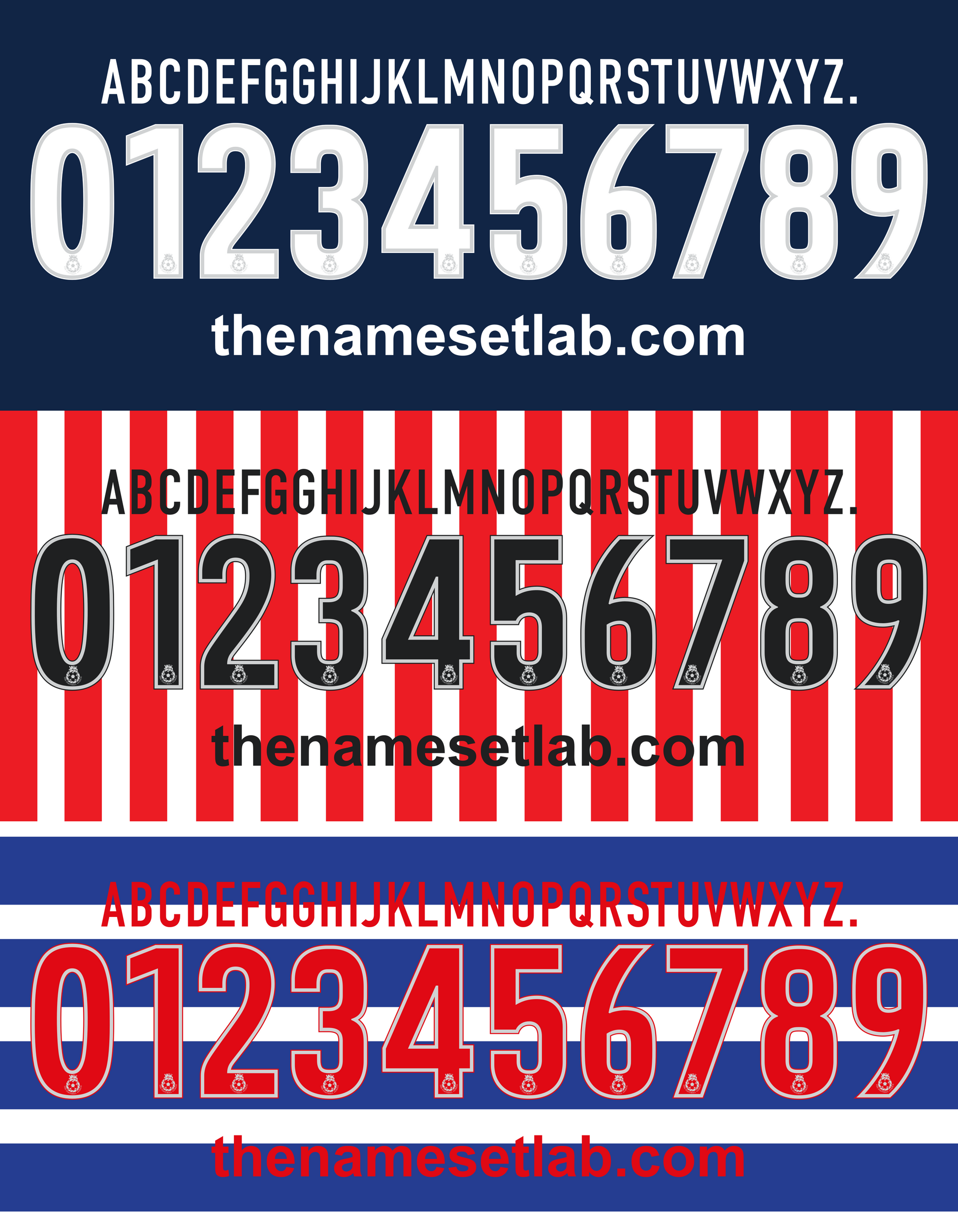 English League Championship 2000-2004 Nameset Mockup Master