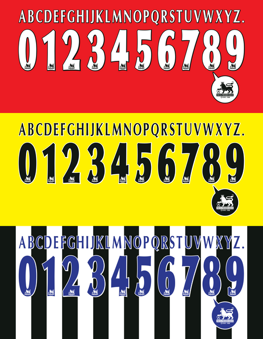 English Premier League 1997–2007 Nameset Mockup