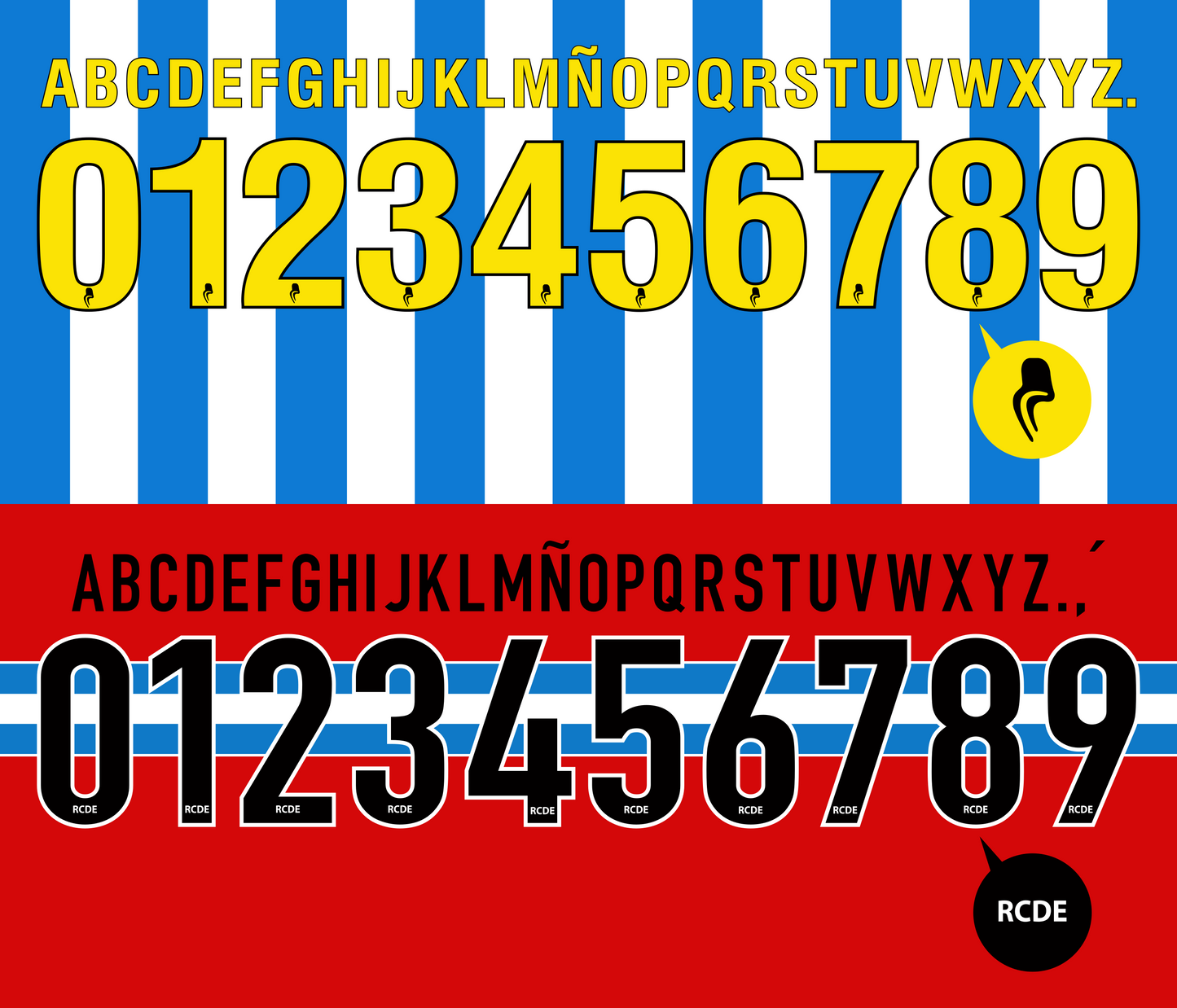 Espanyol 2015-2016 Nameset Mockup