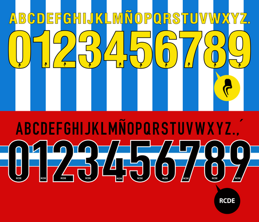 Espanyol 2015-2016 Nameset Mockup