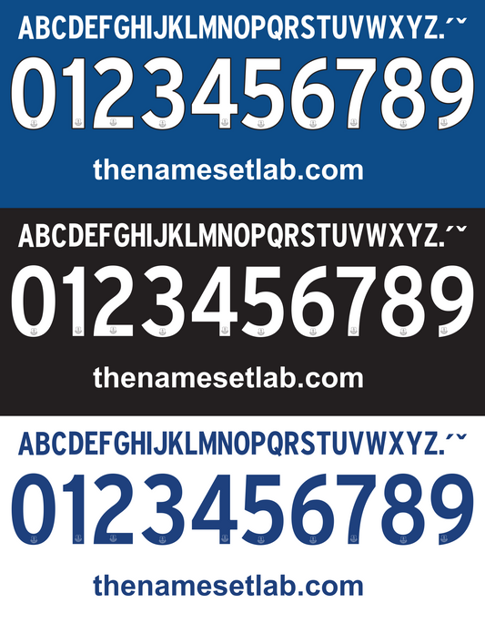 Everton 2014-2015 nameset 14/15 font vector file
