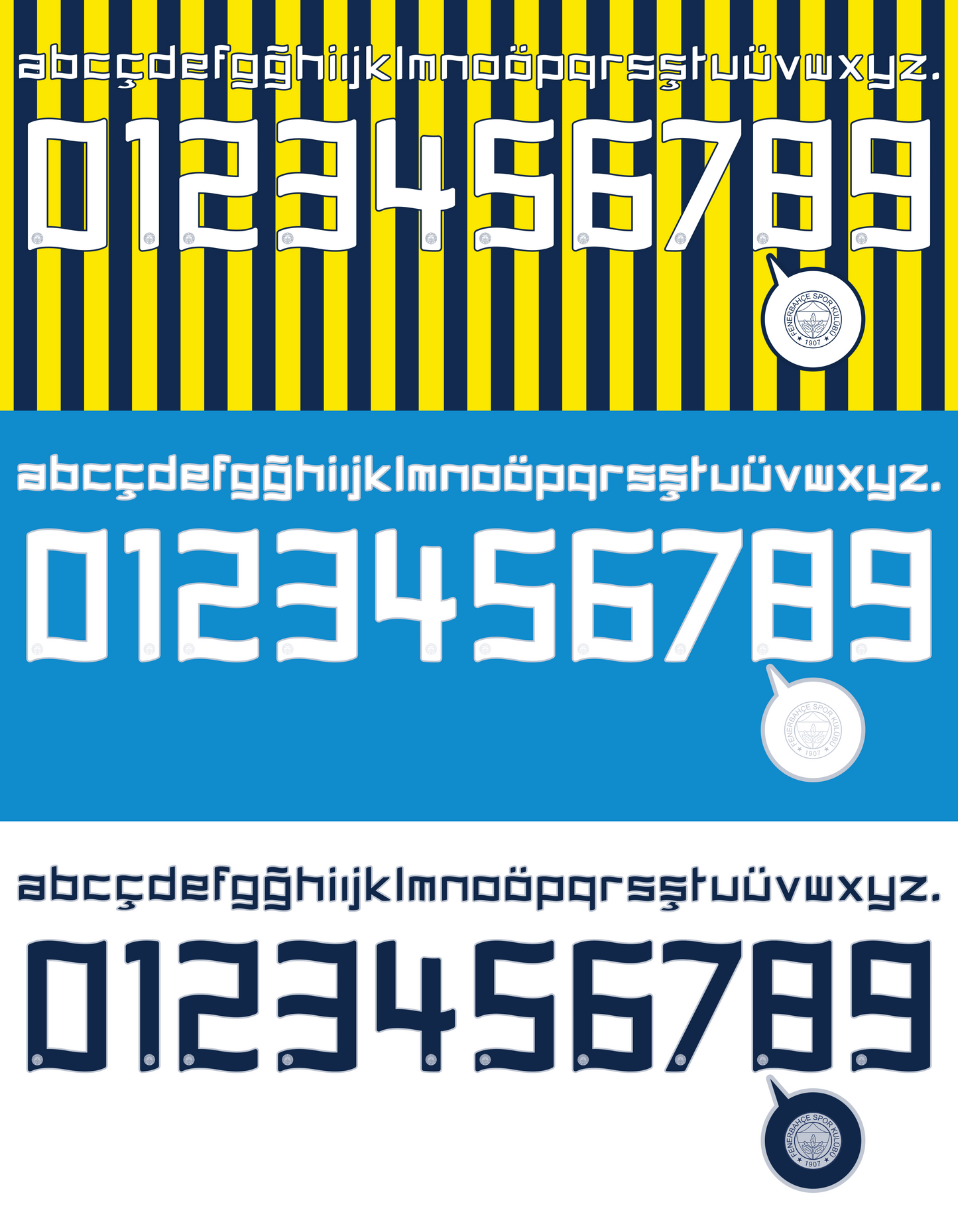 Fenerbahce 2005–2010 Nameset Mockup