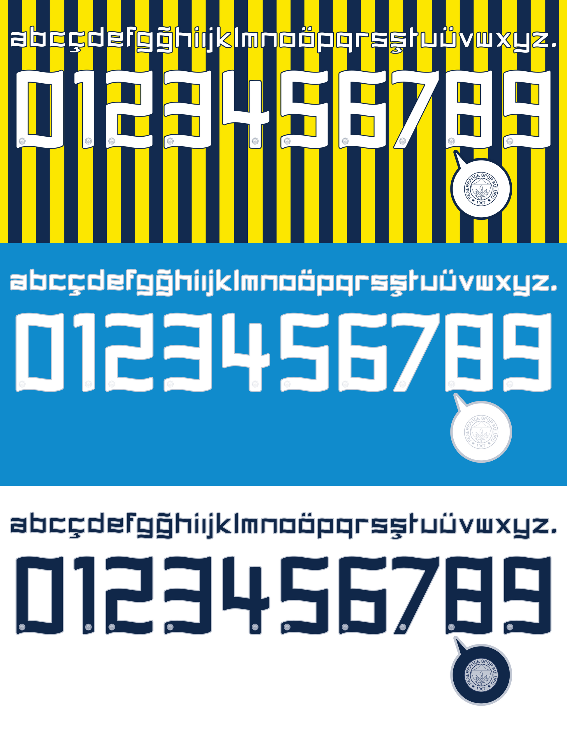 Fenerbahce 2005–2010 Nameset Mockup