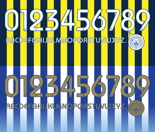 Fenerbahce 2011–2012 Nameset Mockup