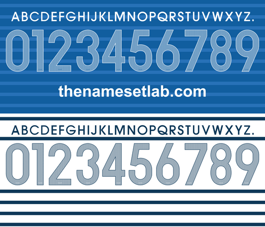 France 2011-2012 Football Nameset AI Vector File