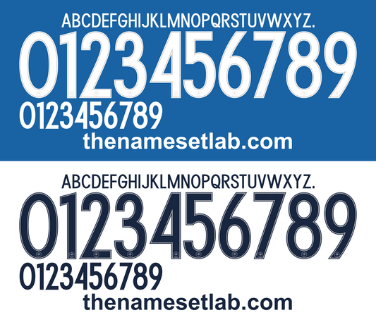 France 2016 Football Nameset AI Vector File