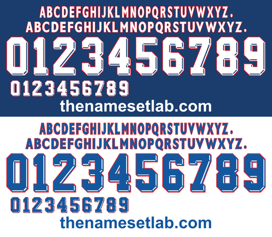 France 1998 Football Nameset AI Vector File