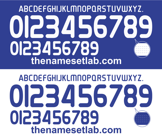 France Euro 2008 Football Nameset AI Vector File
