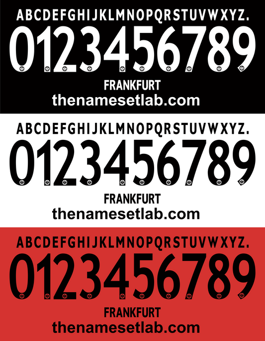 Frankfurt 2011-2013 Nameset AI Vector File