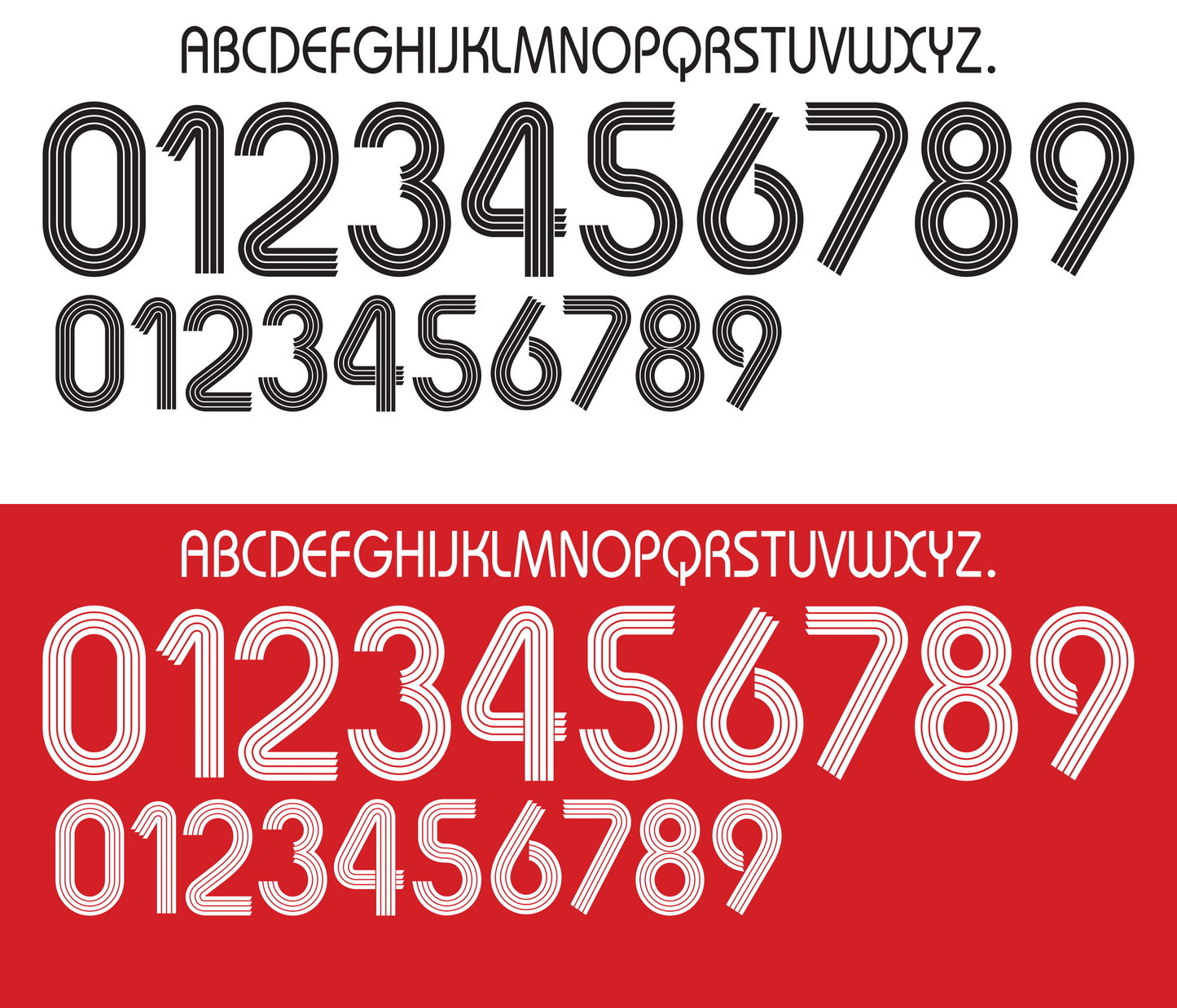Germany 2006 Football Nameset AI Vector File